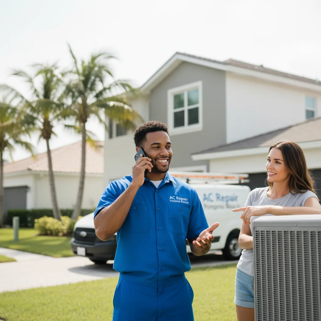 AC Repair Pompano Beach customer support in Rolling Hills Estates